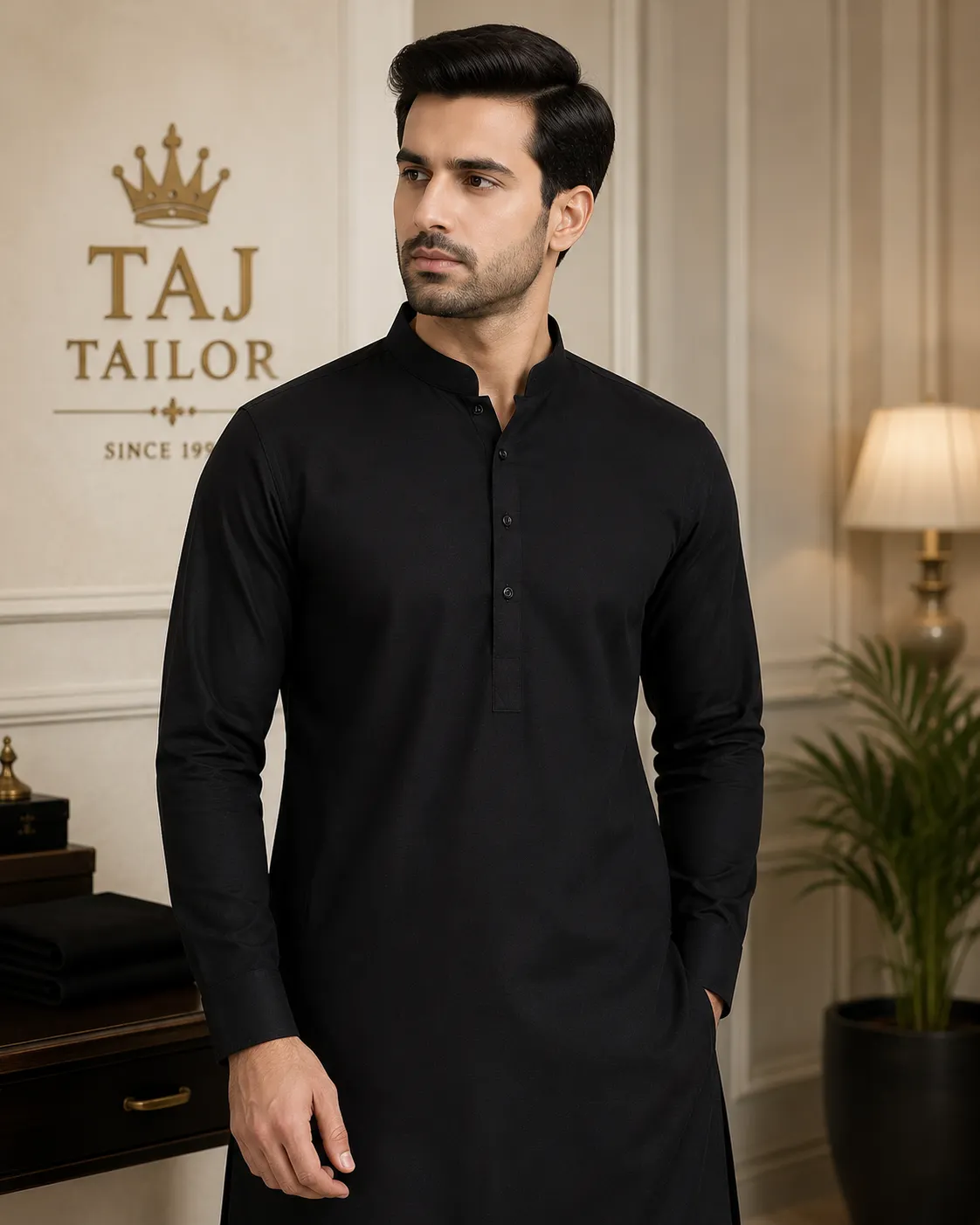 Black Kurta