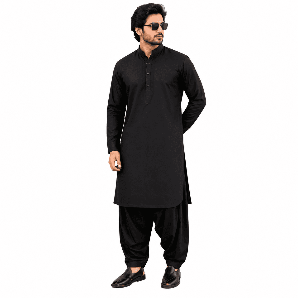 Kali Hath-Turpai Kurta